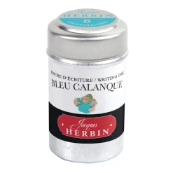 J.Herbin Naboje atramentowe - - Bleu Calanque 6 szt.