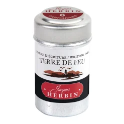 J.Herbin Naboje atramentowe - - Earth Brown 6 szt. > Naboje Atramentowe