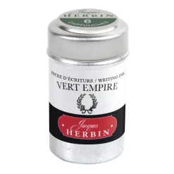 J.Herbin Naboje atramentowe - - Empire Green 6 szt.