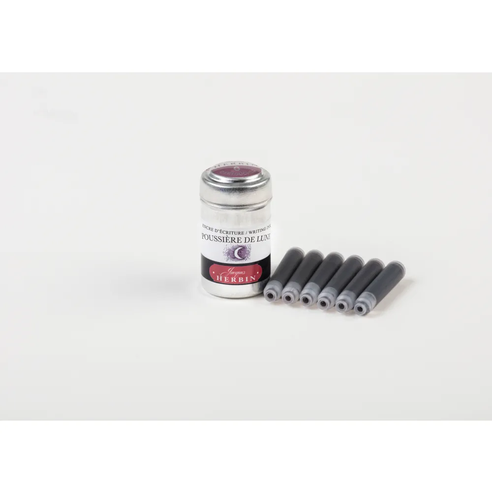 J.Herbin Naboje atramentowe - - Moon Dust 6 szt. > Naboje Atramentowe