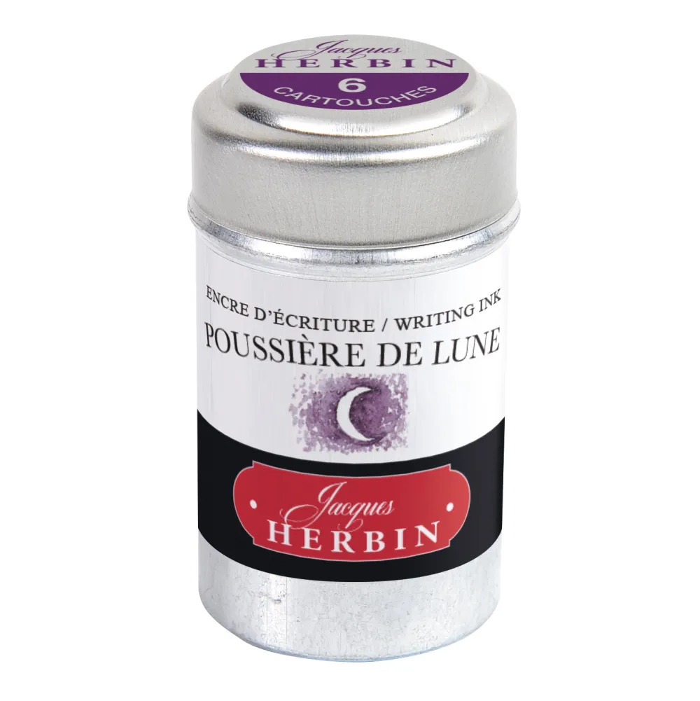 J.Herbin Naboje atramentowe - - Moon Dust 6 szt. > Naboje Atramentowe