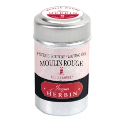 J.Herbin Naboje atramentowe - - Moulin Rouge 6 szt.