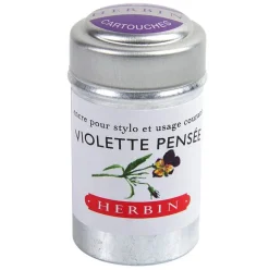 J.Herbin Naboje atramentowe - - Violet Pansy 6 szt. > Naboje Atramentowe