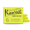 Kaweco Naboje atramentowe - - Glowing Yellow, 6 szt.