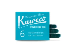 Kaweco Naboje atramentowe - - Paradise Blue, 6 szt. > Naboje Atramentowe