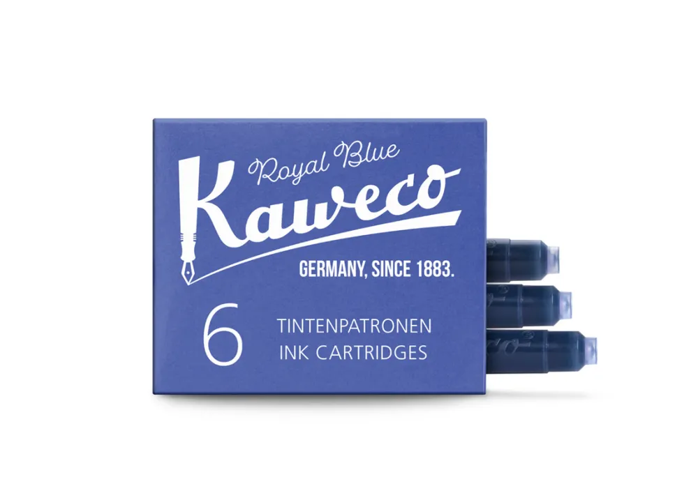 Kaweco Naboje atramentowe - - Royal Blue, 6 szt. > Naboje Atramentowe