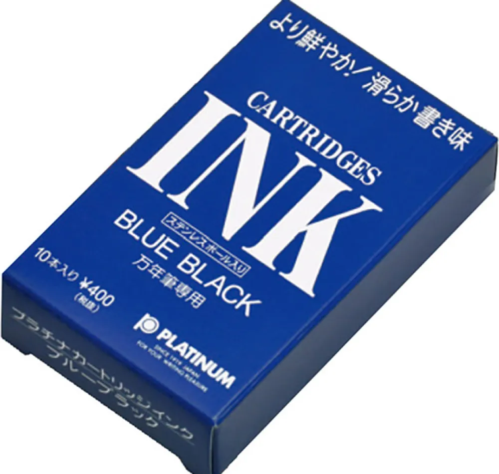 Platinum Naboje atramentowe - - Blue-Black 10 szt.