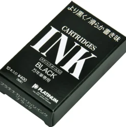 Platinum Naboje atramentowe - - Black 10 szt.