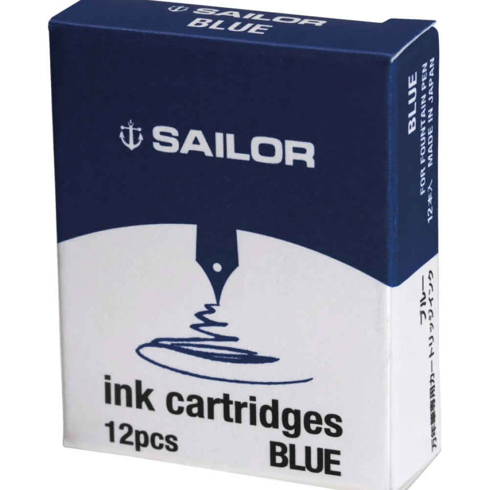 Sailor Naboje atramentowe - - Blue 12 szt.