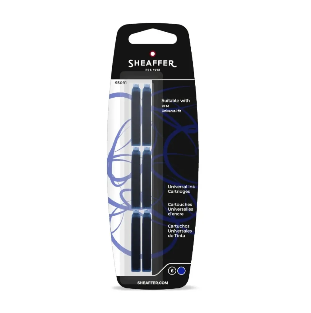 Sheaffer Naboje atramentowe VFM - - Blue 6 szt. > Naboje Atramentowe