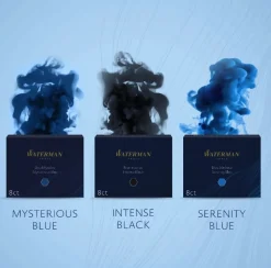 Waterman Naboje atramentowe - - Long, Mysterious Blue, 8 szt.