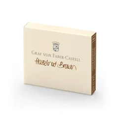Graf Von Faber-Castell Naboje do piór wiecznych - - Hazelnut Brown, 6 szt.