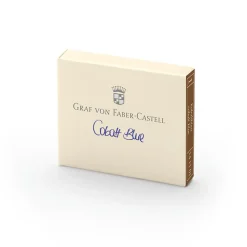 Graf Von Faber-Castell Naboje do piór wiecznych - - Cobalt Blue, 6 szt. > Naboje Atramentowe