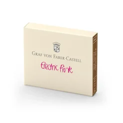 Graf Von Faber-Castell Naboje do piór wiecznych - - India Red, 6 szt. > Naboje Atramentowe