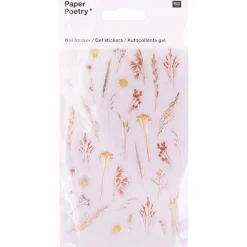 Rico Design Naklejki żelowe Transformation - Paper Poetry - Grasses, 34 szt. > Naklejki
