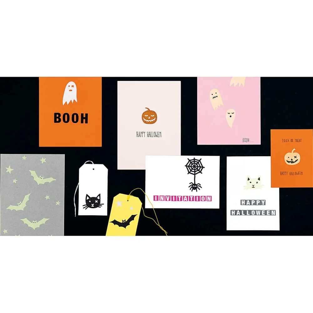 Rico Design Naklejki fluorescencyjne - Paper Poetry - Czaszki, 32 szt. > Naklejki