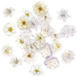 dpCraft Naklejki foliowe Kwiaty - - Moonlight White 30 szt. > Naklejki