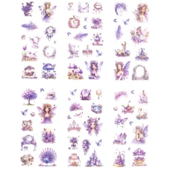 dpCraft Naklejki foliowe Wróżki - - Amethyst 6 ark. > Naklejki