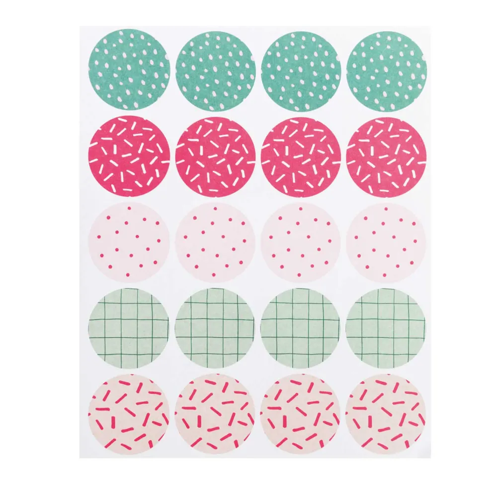 Rico Design Naklejki Hygge - Paper Poetry - kwiaty, 250 szt.
