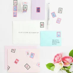 Rico Design Naklejki na rolce La Vie en Rose Stamps - Paper Poetry - 120 szt. ><noscript><img width=