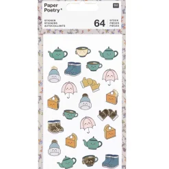 Rico Design Naklejki - Paper Poetry - Jesienne kwiaty, 20 szt. > Naklejki