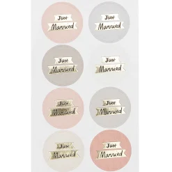 Rico Design Naklejki - Paper Poetry - Just Married, 32 szt.