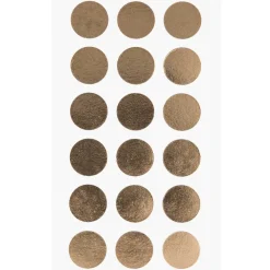 Rico Design Naklejki papierowe kółka Dots - Paper Poetry - Gold > Naklejki