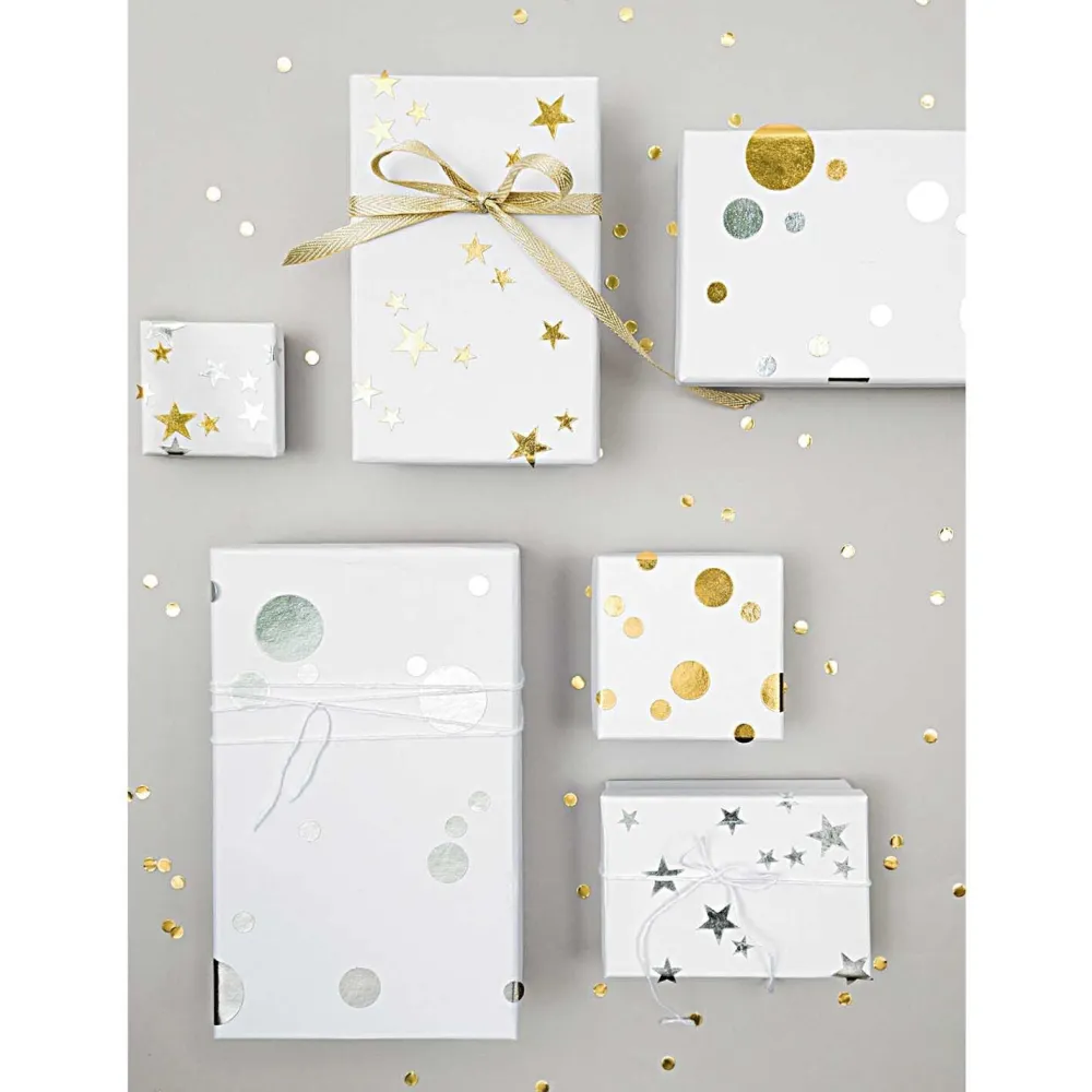 Rico Design Naklejki papierowe kółka Dots - Paper Poetry - Gold > Naklejki