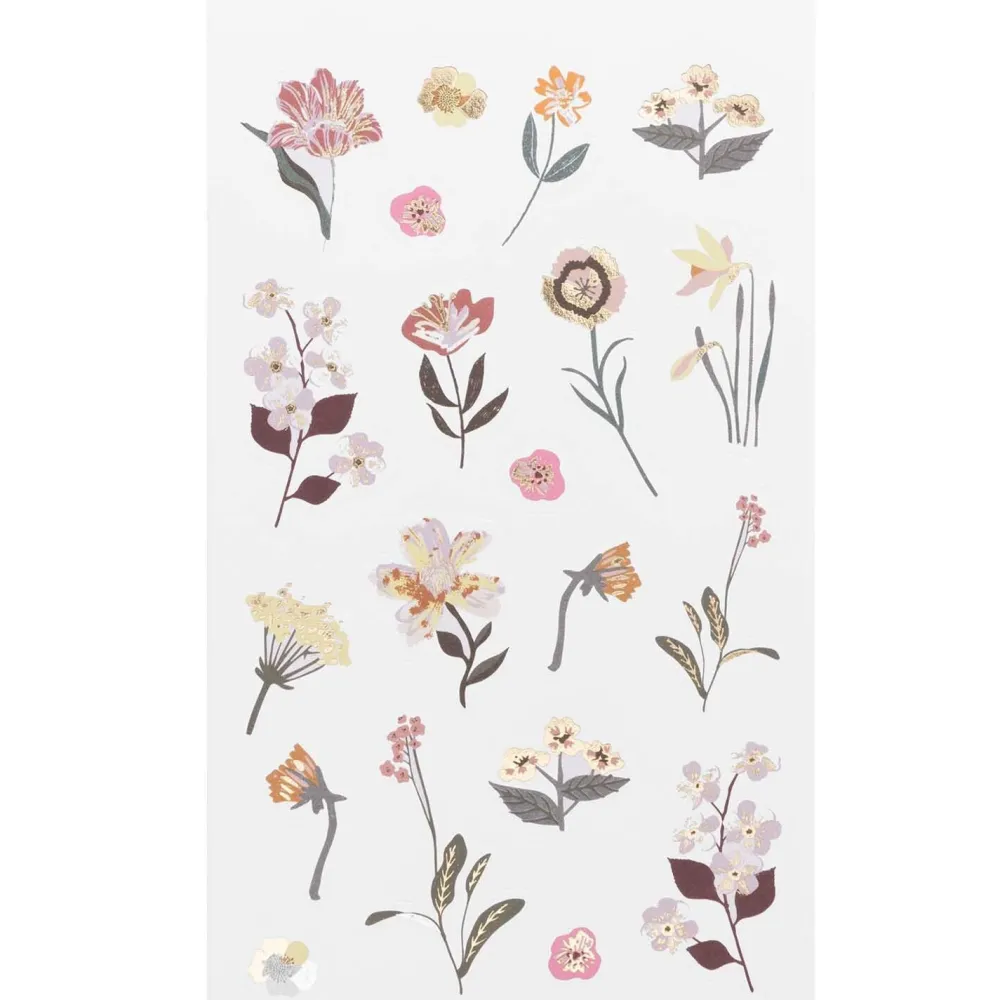 Rico Design Naklejki papierowe Nature - Paper Poetry - Mauve 56 szt.