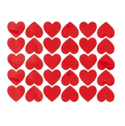 PartyPal Naklejki Serca - czerwone, 2,6 cm, 30 szt. ><noscript><img width=