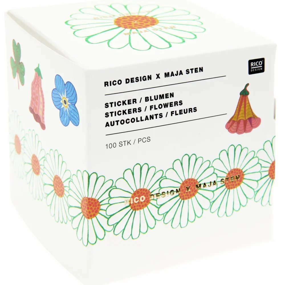 Rico Design Naklejki washi Midsommar Magic - - 200 szt. > Naklejki