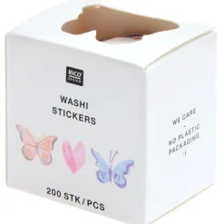 Rico Design Naklejki washi Painted Love - Paper Poetry - 200 szt. ><noscript><img width=