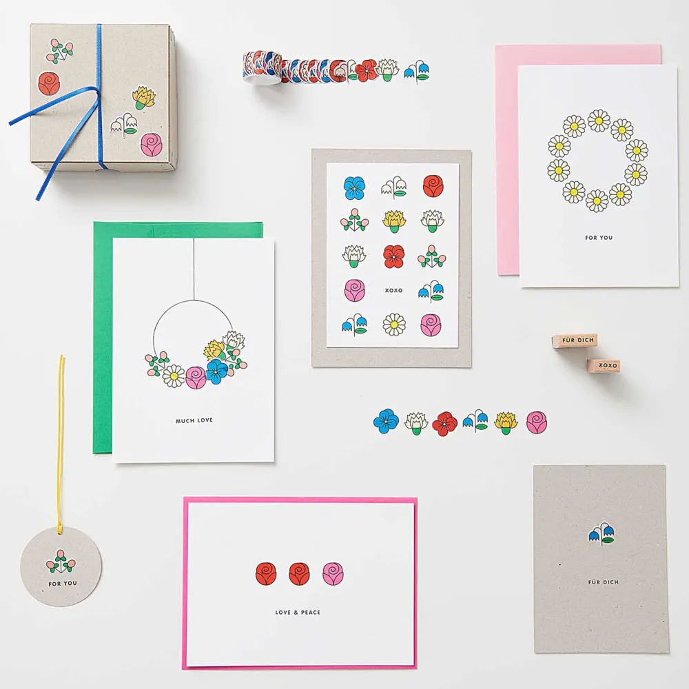 Rico Design Naklejki washi - Paper Poetry - Eye Candy, 200 szt. > Naklejki|Dodatki Dekoracyjne