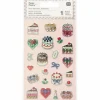 Rico Design Naklejki wypukłe Puffy Eye Candy Cakes - Paper Poetry - 23 szt.