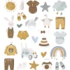 dpCraft Naklejki z brokatem, Baby Boy - - 25 szt.