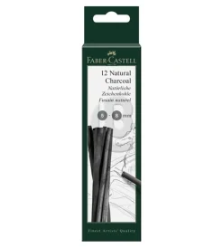 Faber-Castell Naturalny grafit węglowy Pitt Monochrome - - 12 szt.