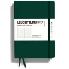 Leuchtturm1917 Notatnik A5 - - w kropki, twarda okładka, Forest Green, 80 g/m2 > Notatniki W Kropki