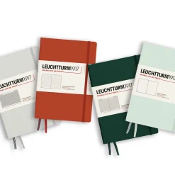 Leuchtturm1917 Notatnik A5 - - w kropki, twarda okładka, Forest Green, 80 g/m2 > Notatniki W Kropki
