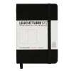 Leuchtturm1917 Notatnik A5 - - w kropki, czarny, 80 g/m2