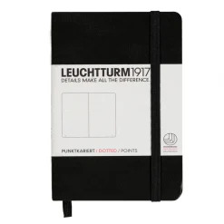 Leuchtturm1917 Notatnik A5 - - w kropki, czarny, 80 g/m2