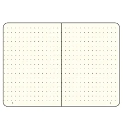 Leuchtturm1917 Notatnik A5 - - w kropki, czarny, 80 g/m2