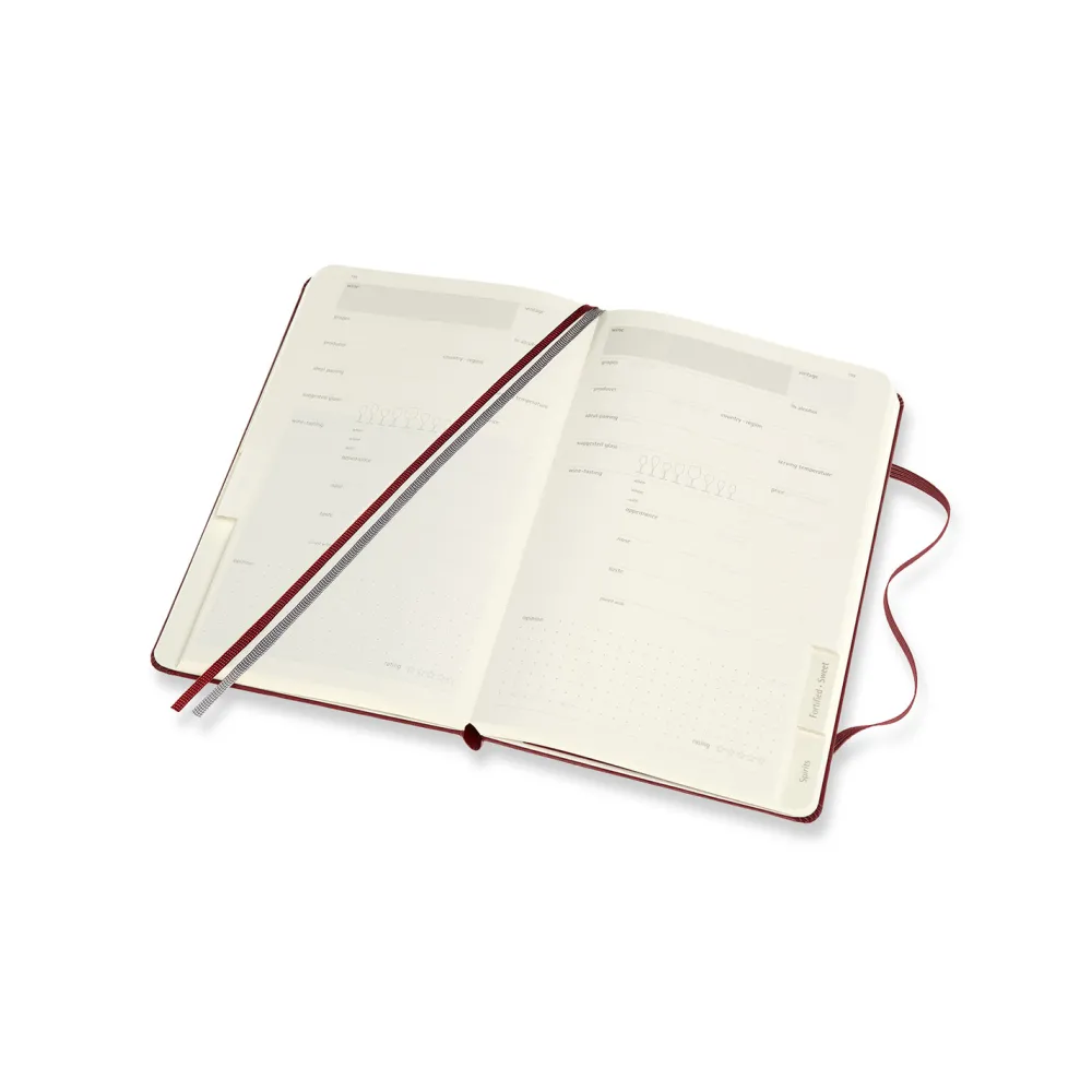 Moleskine Notatnik A5 - - Wine Journal > Pamiętniki & Dzienniki