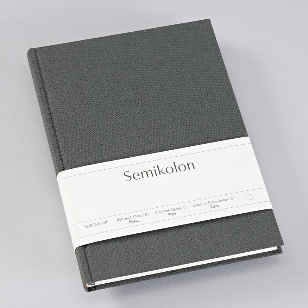 Semikolon Notatnik Classic A5 - - Lava Stone, gładki, 176 stron > Notatniki Gładkie