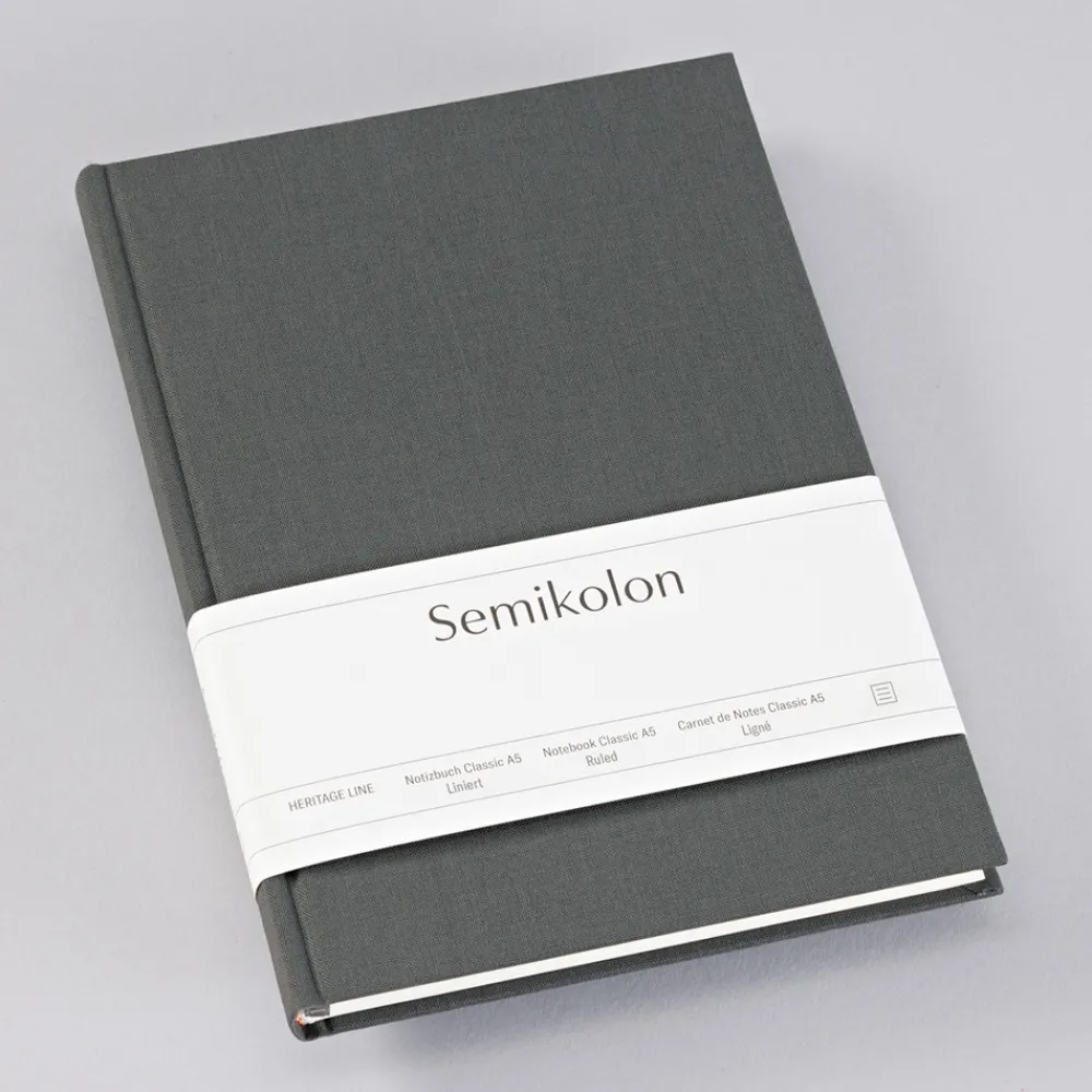 Semikolon Notatnik Classic A5 - - Lava Stone, w linie, 176 stron > Notatniki W Linie