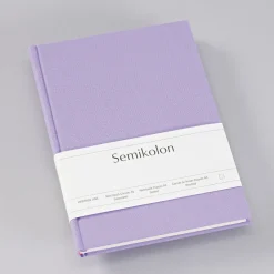 Semikolon Notatnik Classic A5 - - Lilac Silk, w kropki, 176 stron