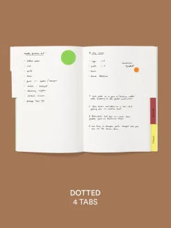 Mishmash Notatnik Dotted A5 - - Moss > Notatniki W Kropki