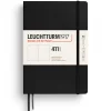 Leuchtturm1917 Notatnik 411 gładki A5 - - Black, twarda okładka > Notatniki Gładkie