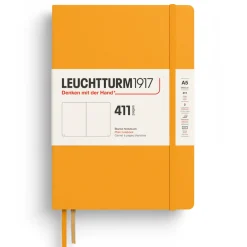 Leuchtturm1917 Notatnik 411 gładki A5 - - Rising Sun, twarda okładka