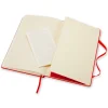 Moleskine Notatnik gładki A5 - - czerwony twarda okładka