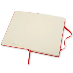 Moleskine Notatnik gładki A5 - - czerwony twarda okładka